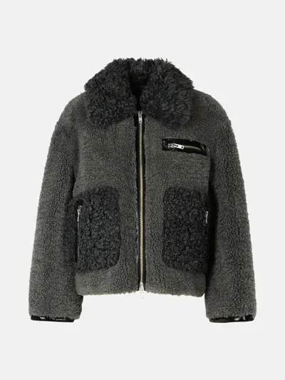 Stand Studio 'joann' Grey Faux Fur Coat