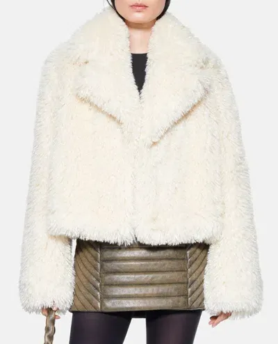 Stand Studio Samara Faux Fur Jacket In 96000