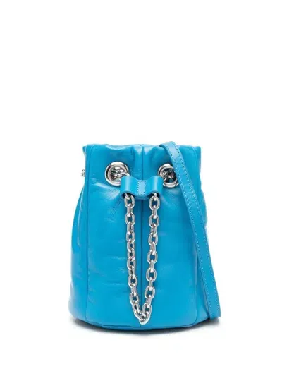 Stand Studio Yvette Bucket Bag In Blau