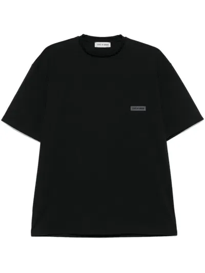 State Of Order Logo-patch T-shirt In Black