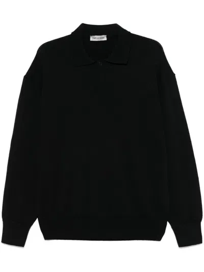 State Of Order Merino Wool Polo Shirt In Black