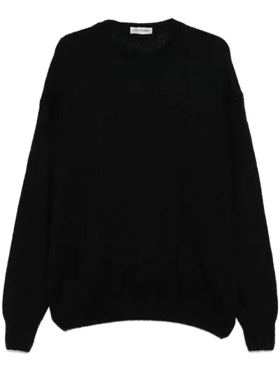 State Of Order Round-neck Sweater In Black