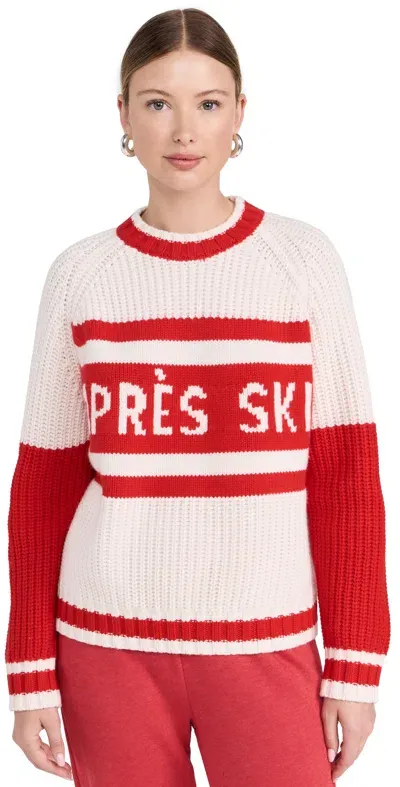 Stateside Crew Neck Sweater Apres Ski Cream