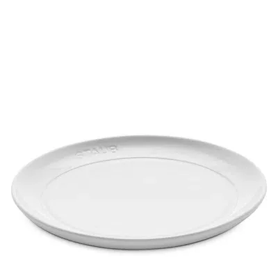 Staub 6 Appetizer Plate, White, Set Of 4 In Gray