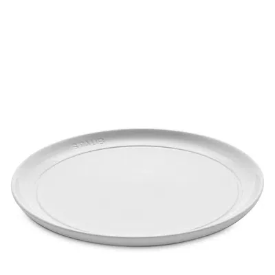 Staub 9 Salad Plate, White, Set Of 4 In Gray