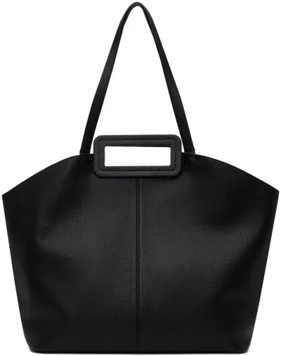 Staud Black Grande Tote In Blk Black