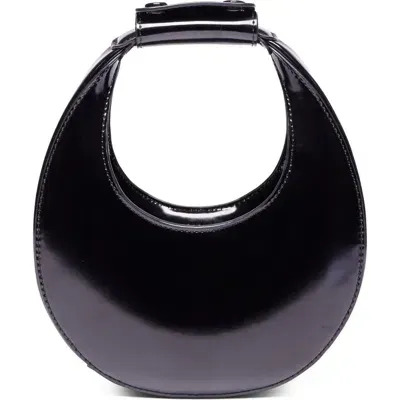 Staud Goodnight Moon Handbag In Black  