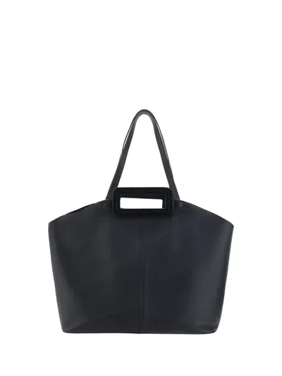 Staud Grande Shoulder Bag In Black