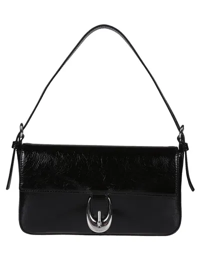 Staud Harlow Shoulder Bag Black In Blk Black