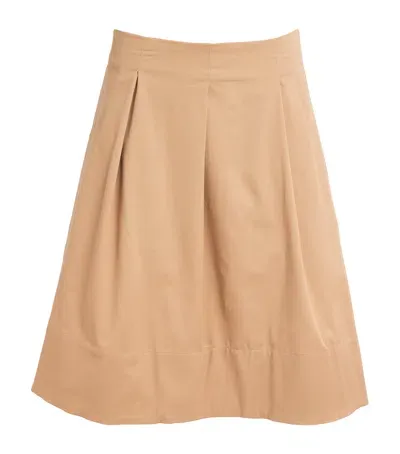 Staud London Midi Skirt In Green