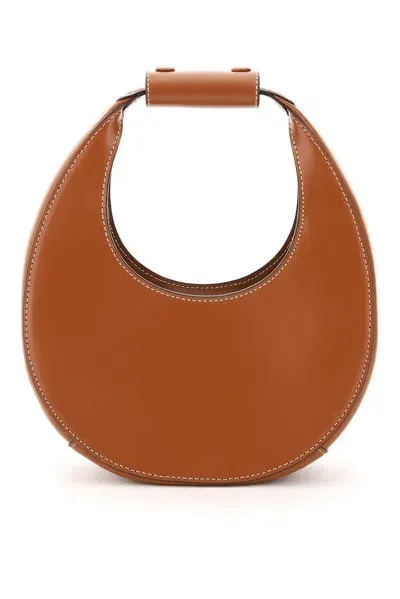 Staud Mini Moon Shoulder Bag In Brown