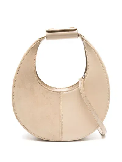 Staud Mini Moon Split Tote Bag In Neutrals