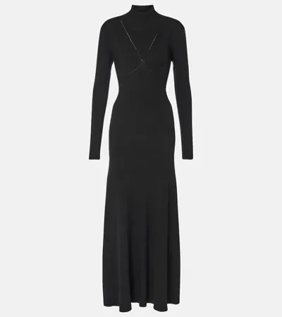 Staud Obsidian Maxi Dress In Black