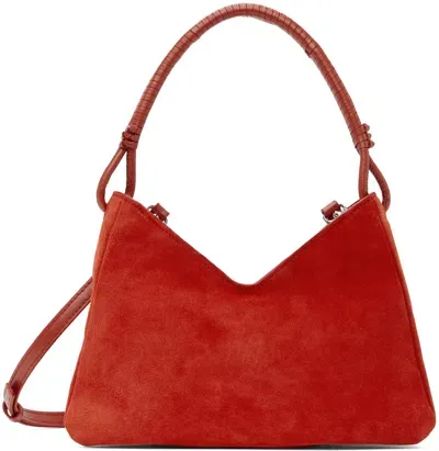 Staud Valerie Shoulder Bag In Chl Chili