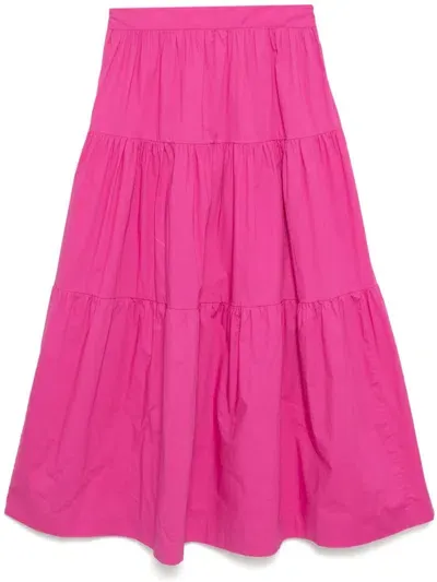 Staud Sea Skirt In Pink