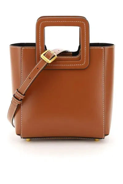 Staud Shirley Mini Tote In Brown