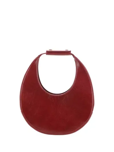 Staud Moon Tote Handbag In Pinot