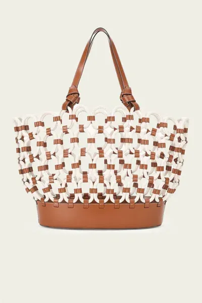 Staud Squillo Rope Tote Bag In Paper Tan In Brown