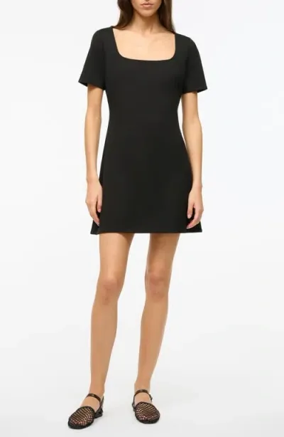 Staud Stern Minidress In Black