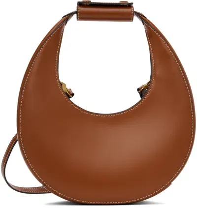 Staud Tan Mini Moon Bag In Tan Tan