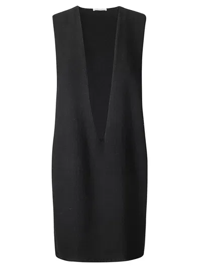 Stefano Mortari Maglia Gilet Lana In Black