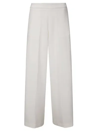 Stefano Mortari Pantalone Cady Con Elastico Vita In White