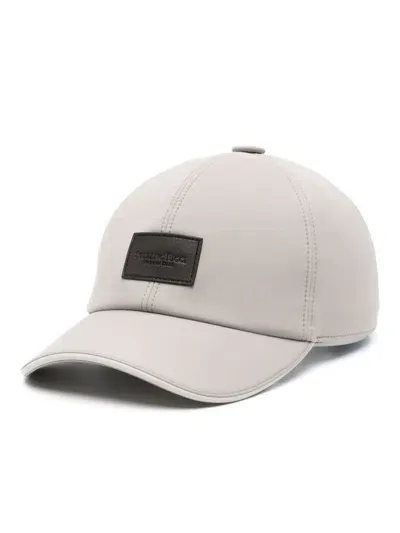 Stefano Ricci Logo-patch Baseball Cap In Grey