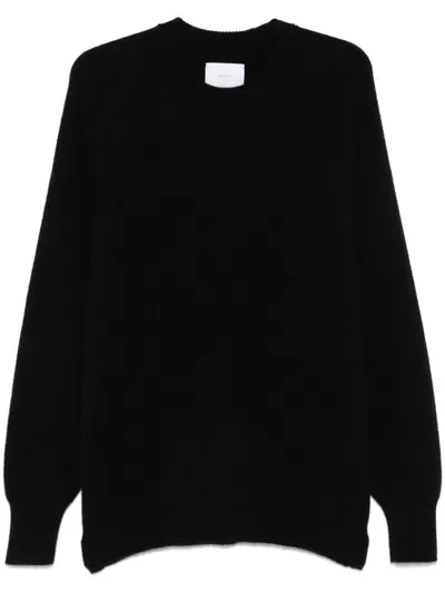 Stein Brushed Sweater In Black