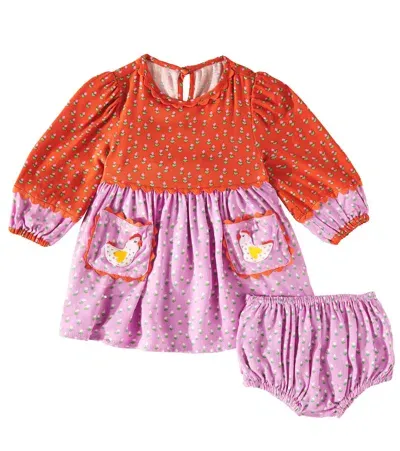 Stella Mccartney Baby Dress And Bloomers Set In Pink