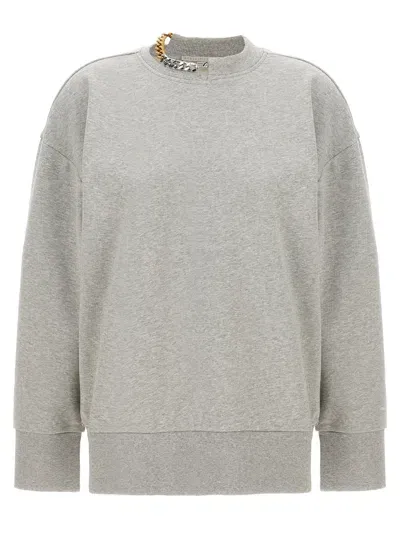 Stella Mccartney Chain Sweatshirt In Grey