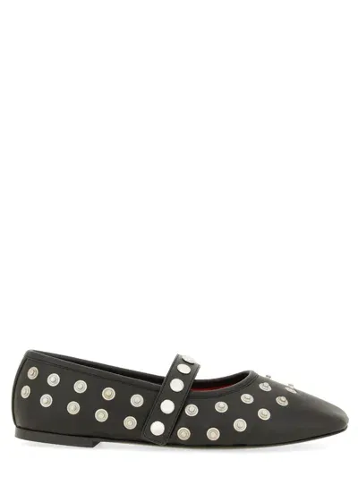 Stella Mccartney Black Alter Mat Ballerinas