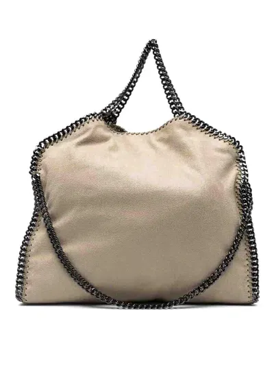 Stella Mccartney Falabella 3chain Tote Bag In Beige