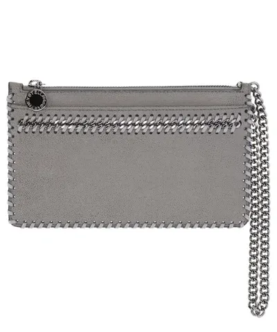 Stella Mccartney Falabella Clutch In Grey