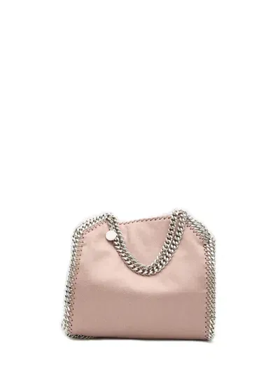 Stella Mccartney Falabella Mini Top Handle Bag In Pink