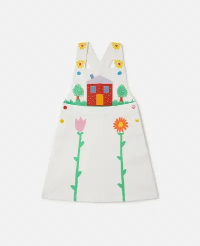 Stella Mccartney Farmyard Appliqué Sleeveless Dress In Multicolor