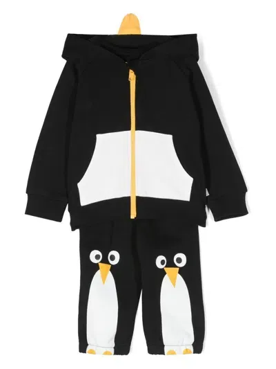 Stella Mccartney Kids' Fleece Tracksuit In Black