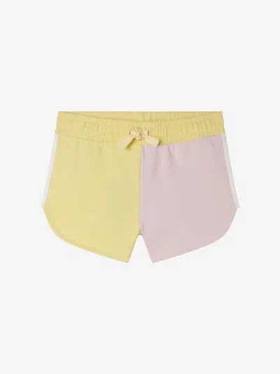 Stella Mccartney Kids Teen Girls Yellow Cotton Shorts