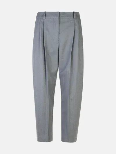 Stella Mccartney Grey Wool Trousers