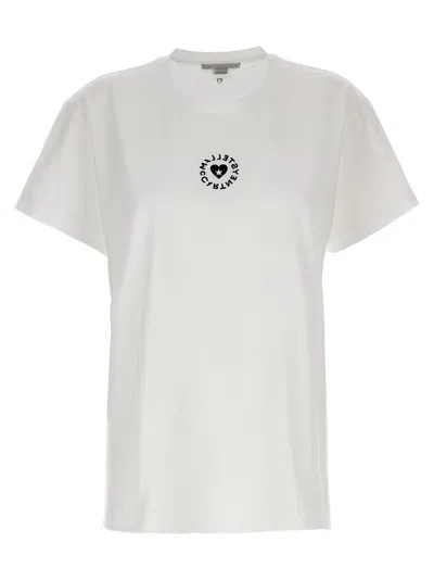 Stella Mccartney White Iconic Mini Heart T-shirt