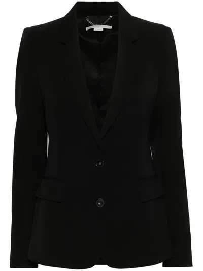 Stella Mccartney Iconic Regular Blazer Clothing In Black