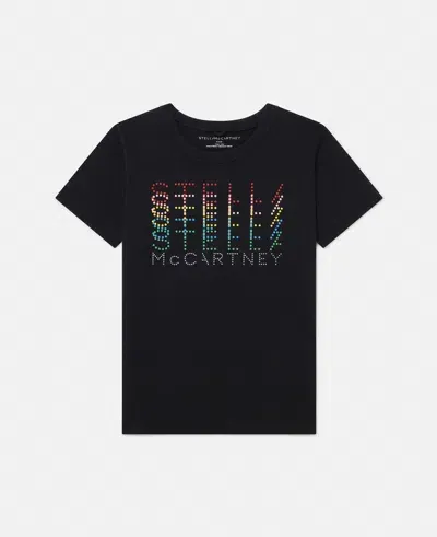 Stella Mccartney Logo Graphic T-shirt In Black