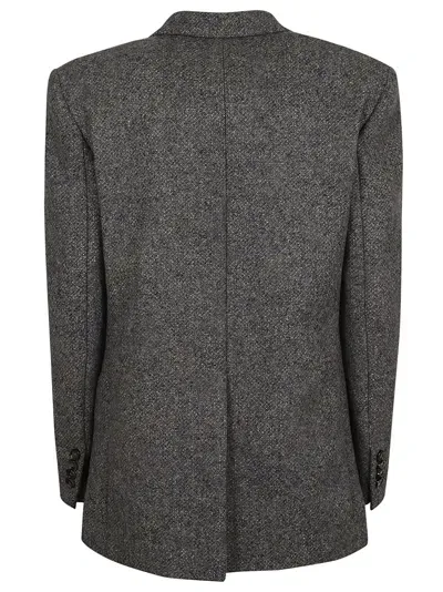 Stella Mccartney Oversized Blazer Unlined In Concrete