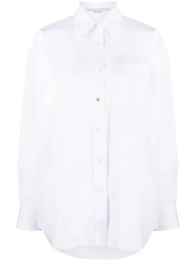 Stella Mccartney Poplin Shirt In White