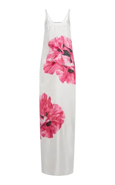 Stella Mccartney Poppy-printed Silk Maxi Dress In Floral