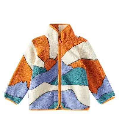 Stella Mccartney Kids' Printed Jacket In Orange