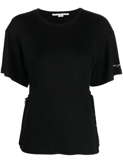 Stella Mccartney Raglan-sleeved T-shirt In Black