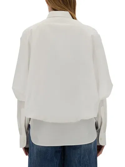 Stella Mccartney Shirt With Cape In White