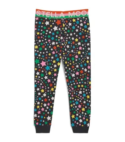 Stella Mccartney Kids' Star-print Leggings In Black