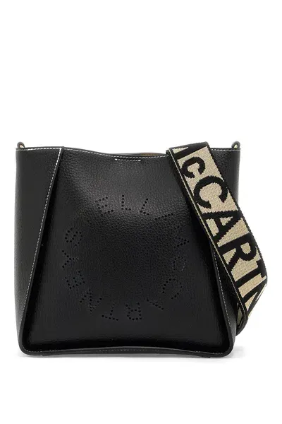 Stella Mccartney Stella Logo Crossbody Bag In Black