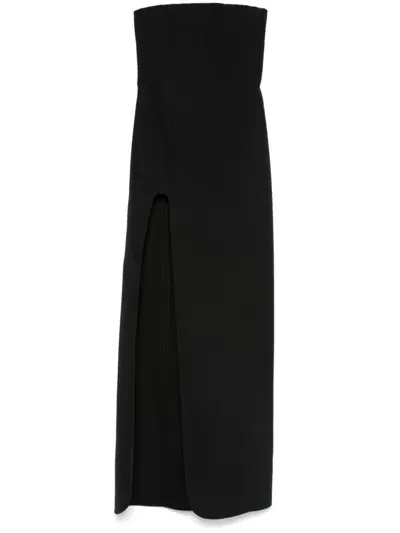 Stella Mccartney Strapless Maxi Dress In Black